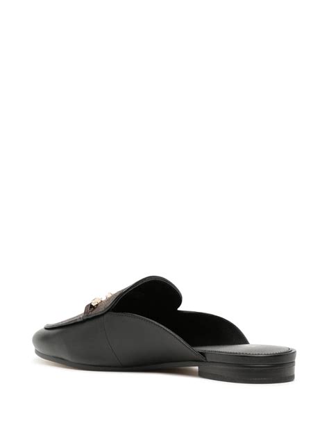 michael kors leather mule|Michael Kors slides black.